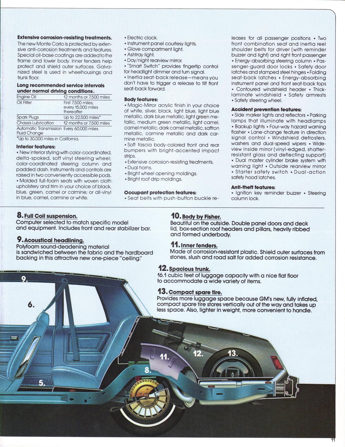 1978 Chevrolet Monte Carlo Brochure Page 6